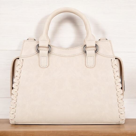 Wrangler Tan Whipstitch Small Crossbody/Top Handle Bag *NEW in Package* - Picture 4 of 7